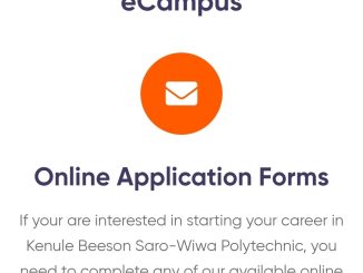 Kenule Beeson Saro-Wiwa Polytechnic portal login