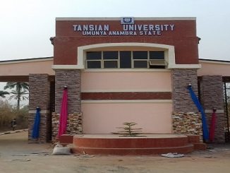 Tansian University Cut Off Mark